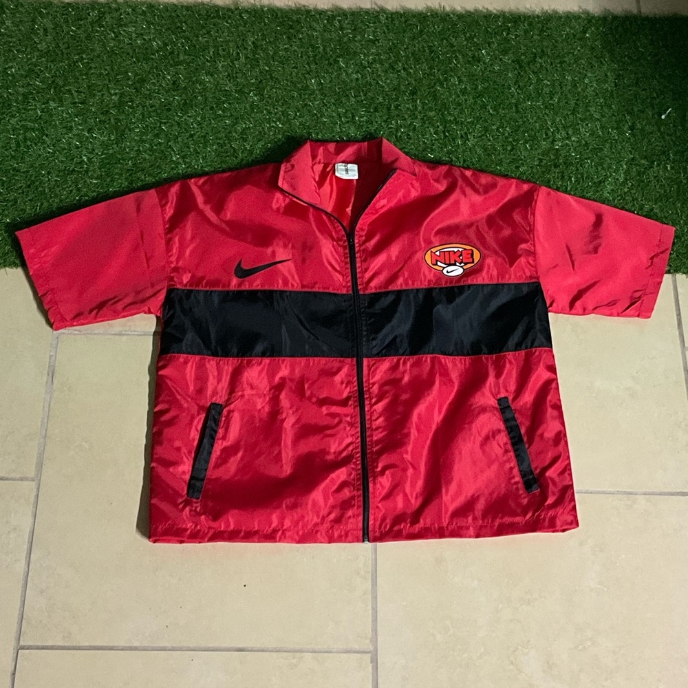 Nike Red and Black Windbreaker Set